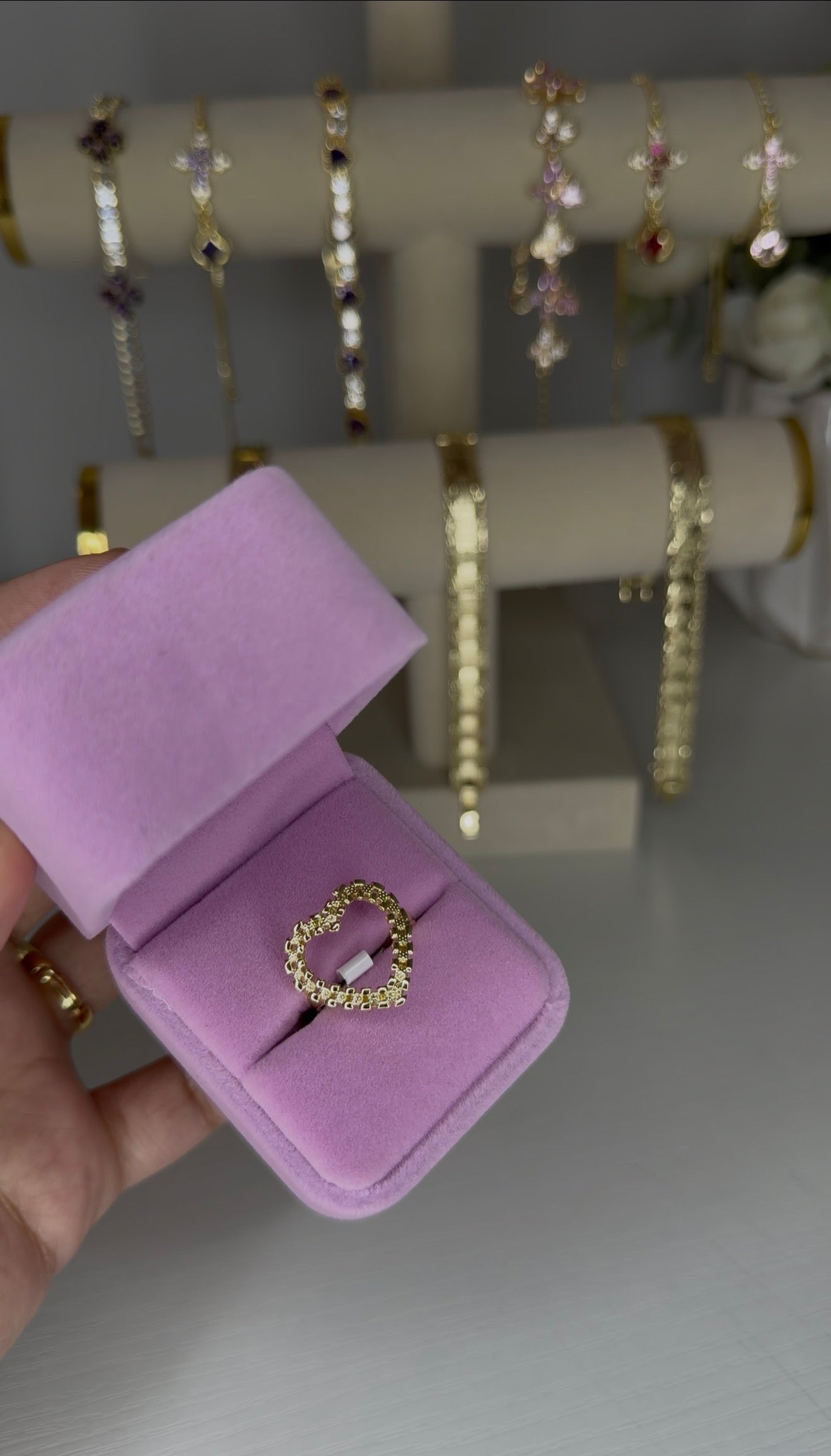 Heart Rollie Ring