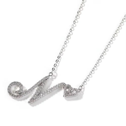 Heart Initial necklace