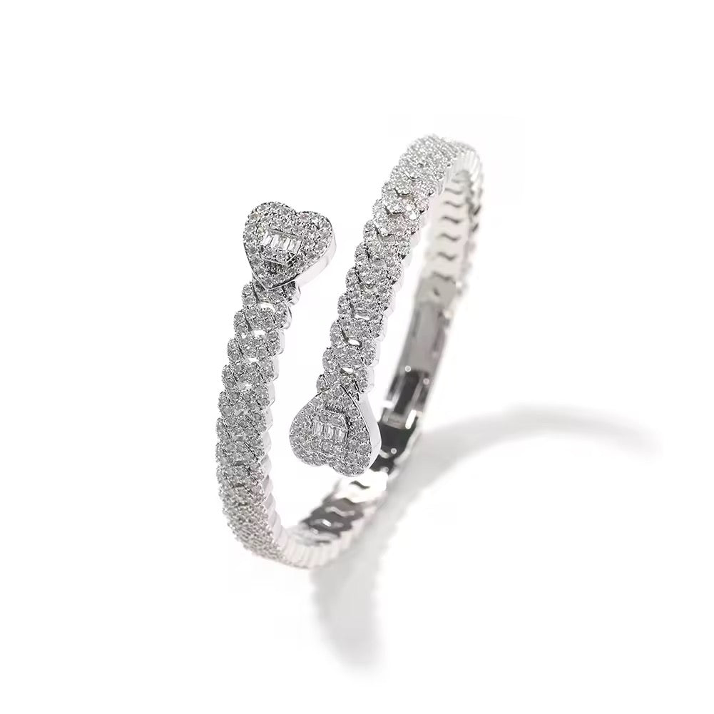 Crushed Heart Bangle