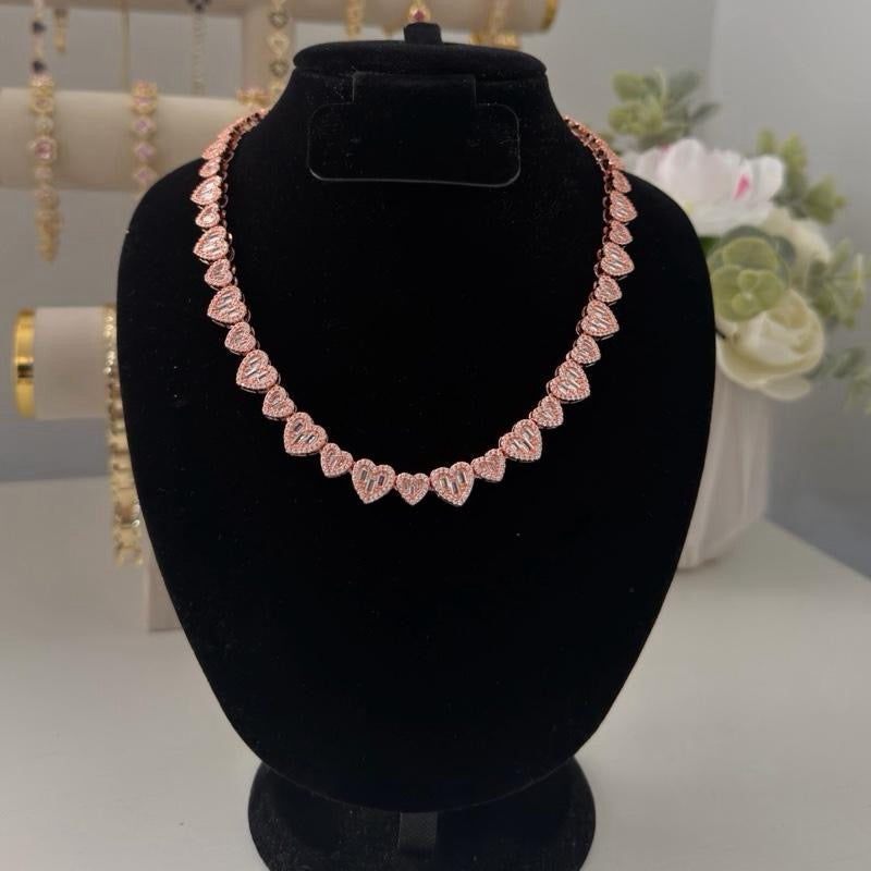 Sweetheart Baguette necklace