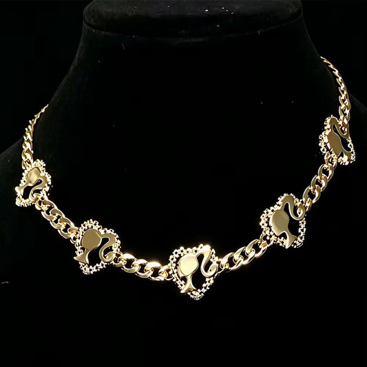 Barbie necklace